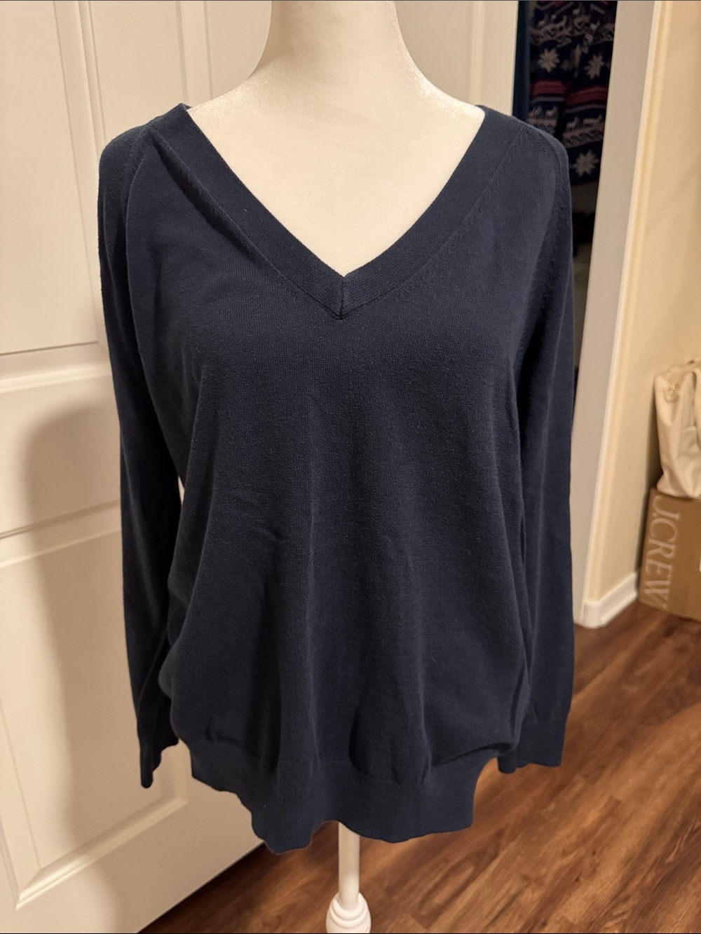 Banana Republic Navy Crewneck 'Forever Sweater'